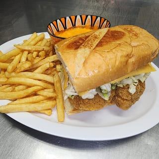Fried Chicken Sub Dinner